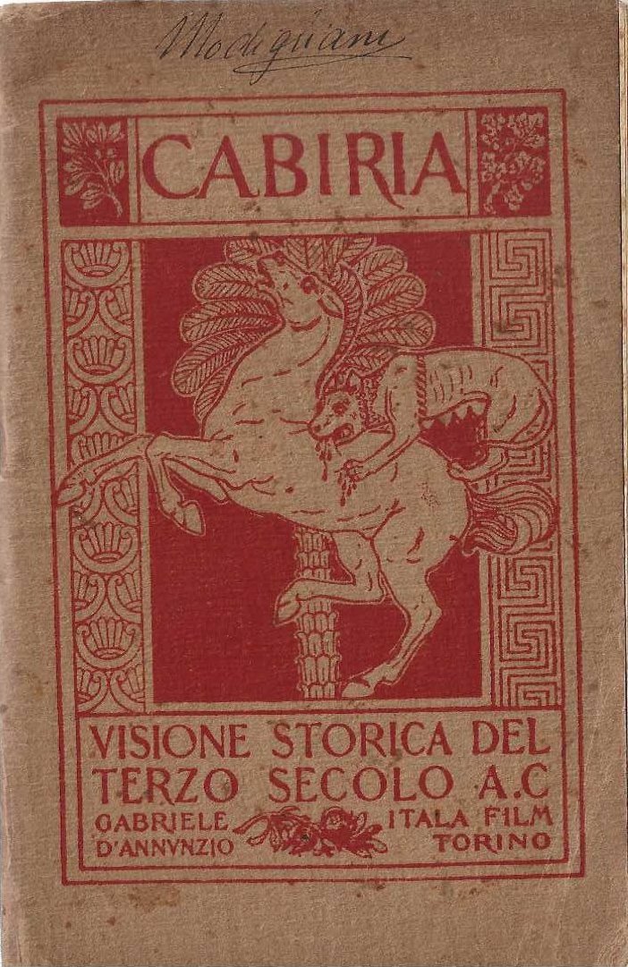Cabiria visione storia del terzo secolo A.c.