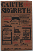 Carte Segrete. Anno Vi - Gennaio-Marzo 1972 - N.17