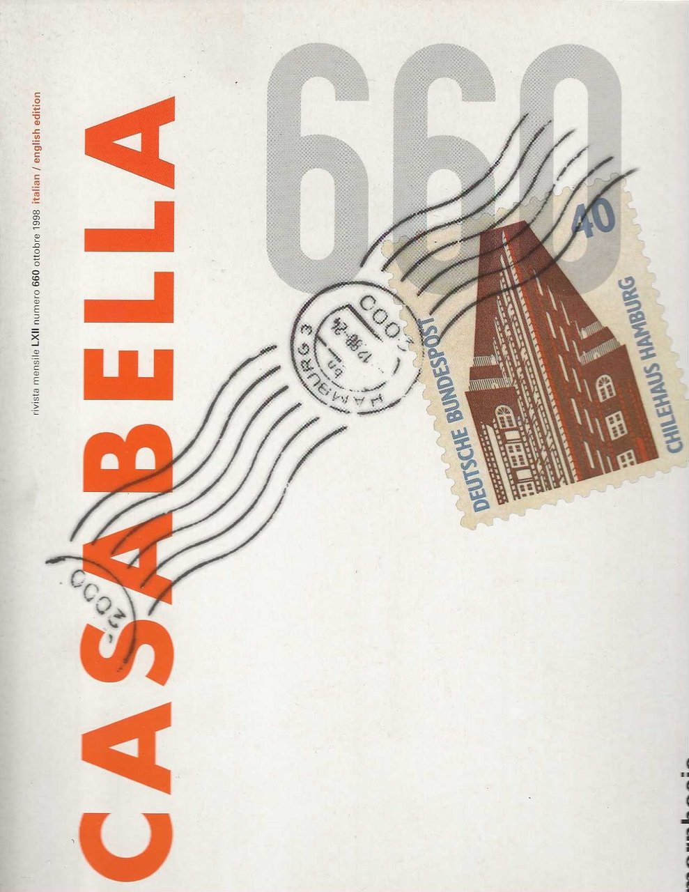 Casabella. numero 660. Ottobre 1998.italian /english edition | Immagine principale