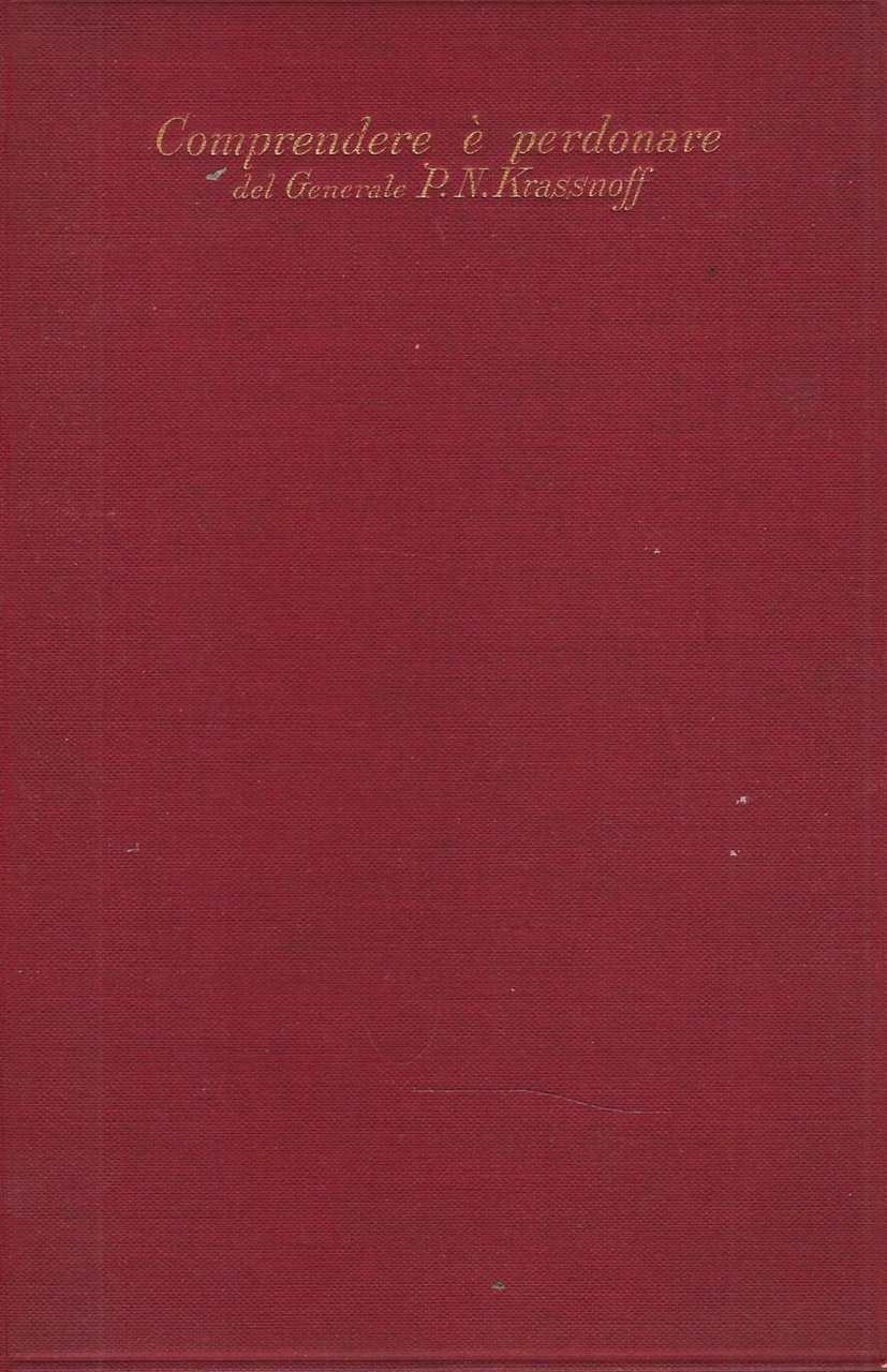 Comprendere È Perdonare