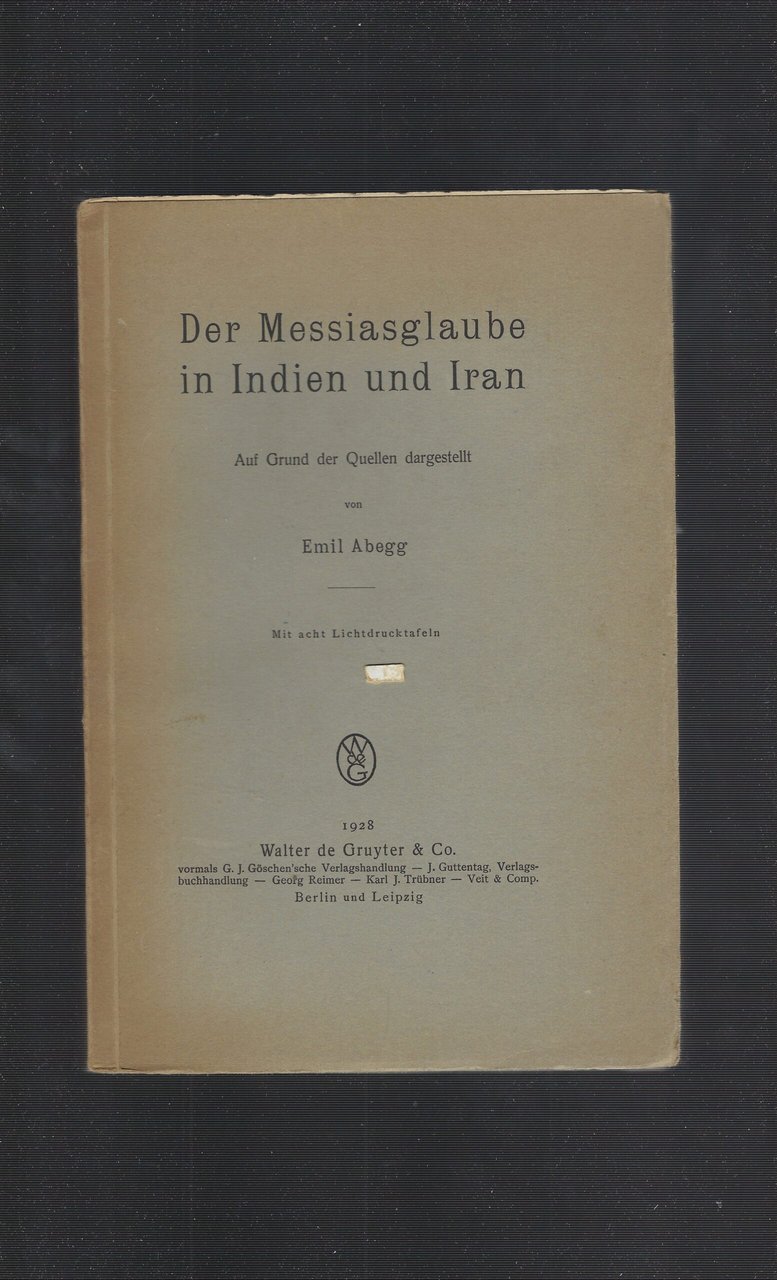 Der Messiasglaube In Indien Un Iran