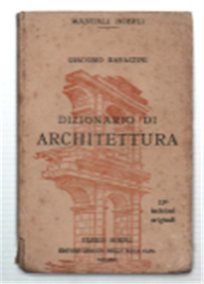 Dizionario Di Architettura