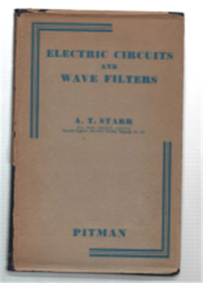 Electric Circuits And Wave Filters