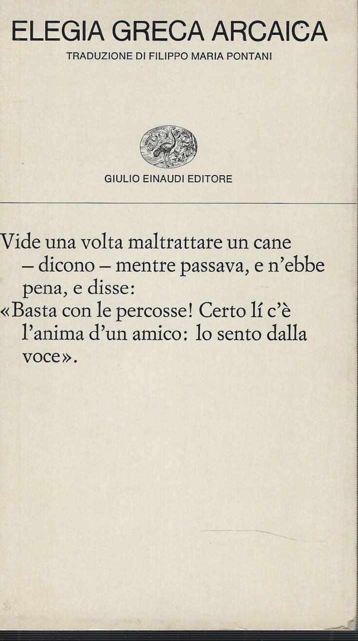 Elegia Greca Arcaica | Immagine principale