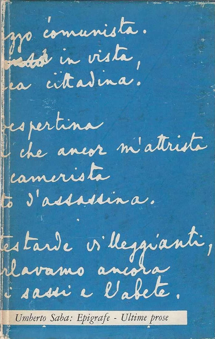 Epigrafe - Ultime prose