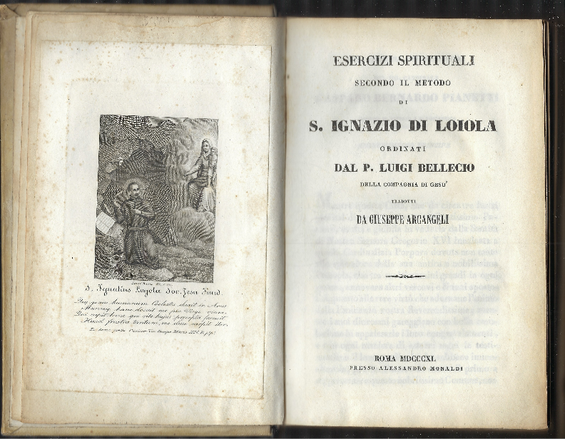 Esercizi Spirituali Secondo Il Metodo Di S. Ignazio Di Loiola