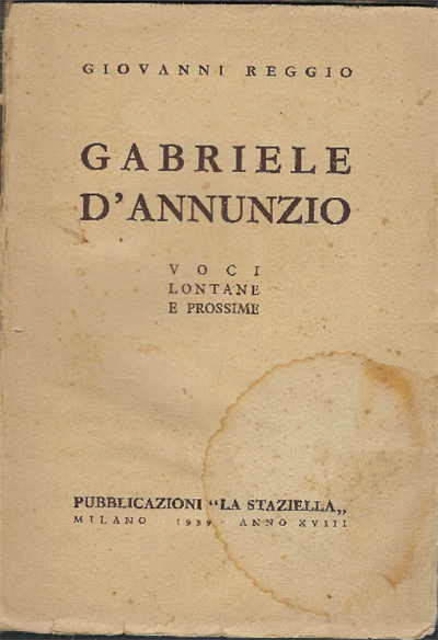 Gabriele D'annunzio Voci Lontane E Prossime