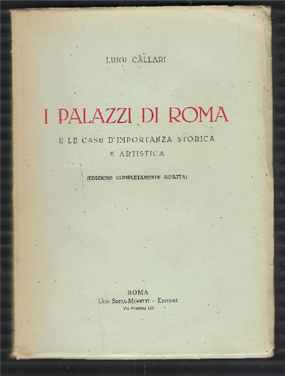 I Palazzi Di Roma E Le Case D'importanza Storica E …