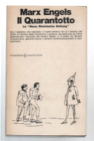 Il Quarantotto. La "Neue Rheinische Zeitung"