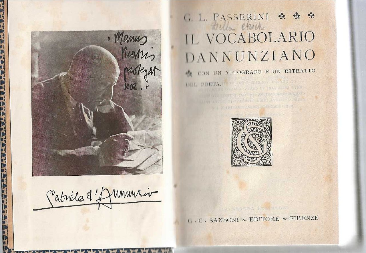Il Vocabolario Dannunziano | Immagine principale