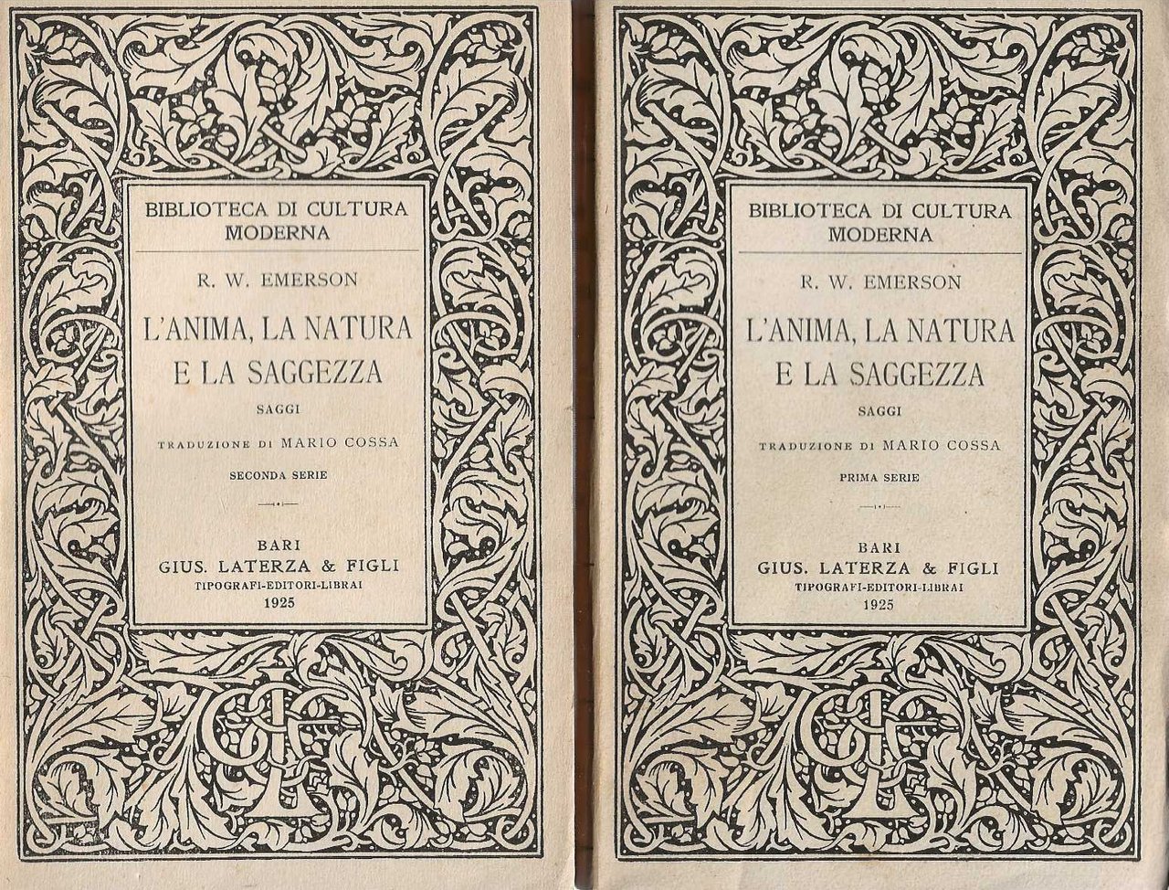 L'anima, la natura e la saggezza