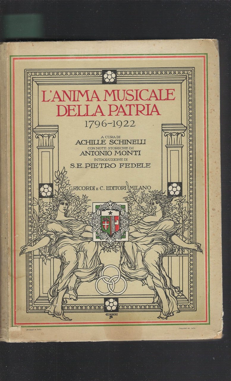 L'anima Musicale Della Patria 1796 - 1922