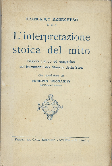 L'interpretazione Stoica Del Mito