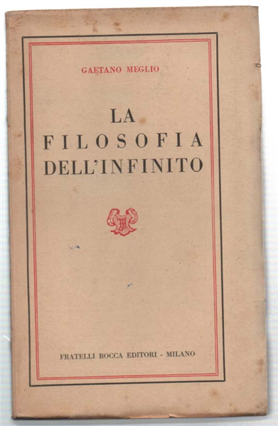 La Filosofia Dell'infinito