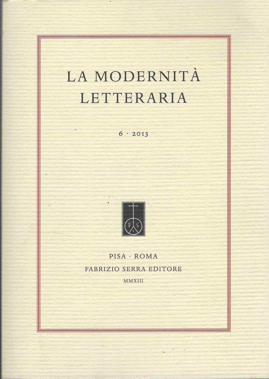 La Modernità Letteraria 6.2013