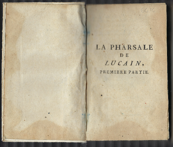 La Pharsale De Lucain