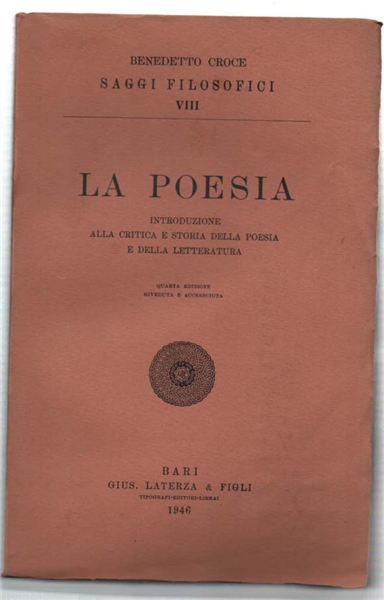 La Poesia. Introduzione Alla Critica E Storia Della Poesia E …