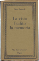 La Vista, L'udito, La Memoria. Scritti D'arte, Di Musica, Di …