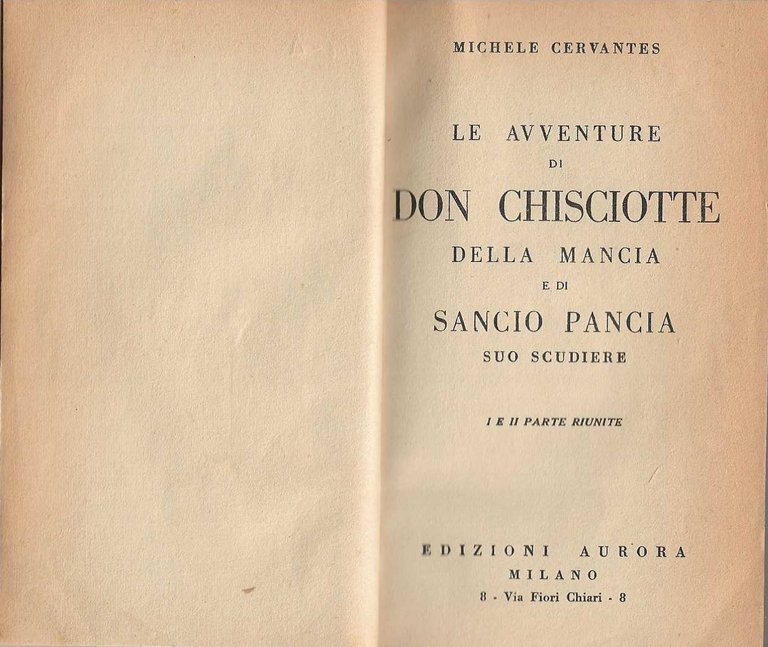 Le avventure di Don Chisciotte della Mancia e di Sancio Pancia suo scudiere