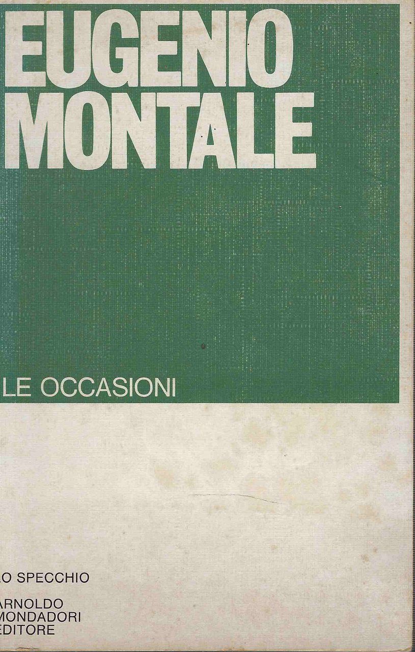 Le Occasioni 1928-1939 | Immagine principale