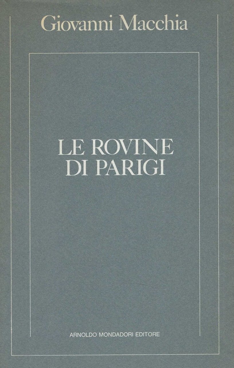 Le Rovine Di Parigi | Immagine principale