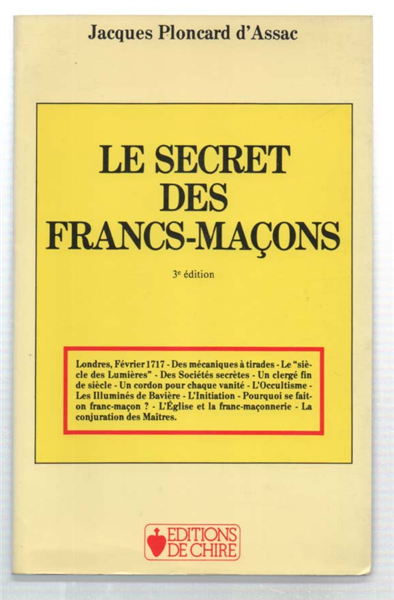 Le Secret Des Francs-Maçons