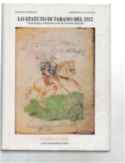 Lo Statuto Di Tarano Del 1512