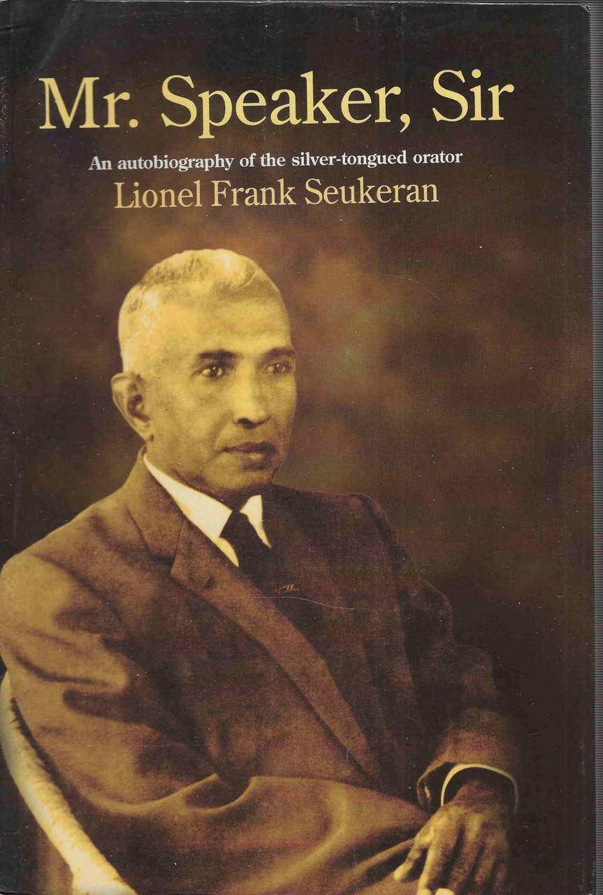 Mr. Speaker , Sir. an autobiography of the silver-toungued orator …