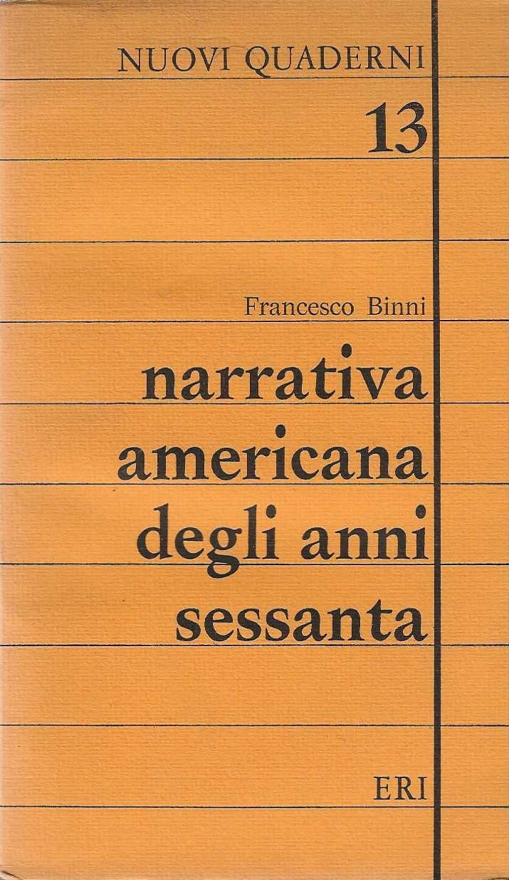 Narrativa americana degli anni sessanta