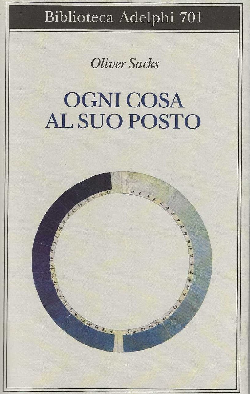 Ogni cosa al suo posto