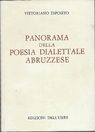 Panorama Della Poesia Dialettale Abruzzese