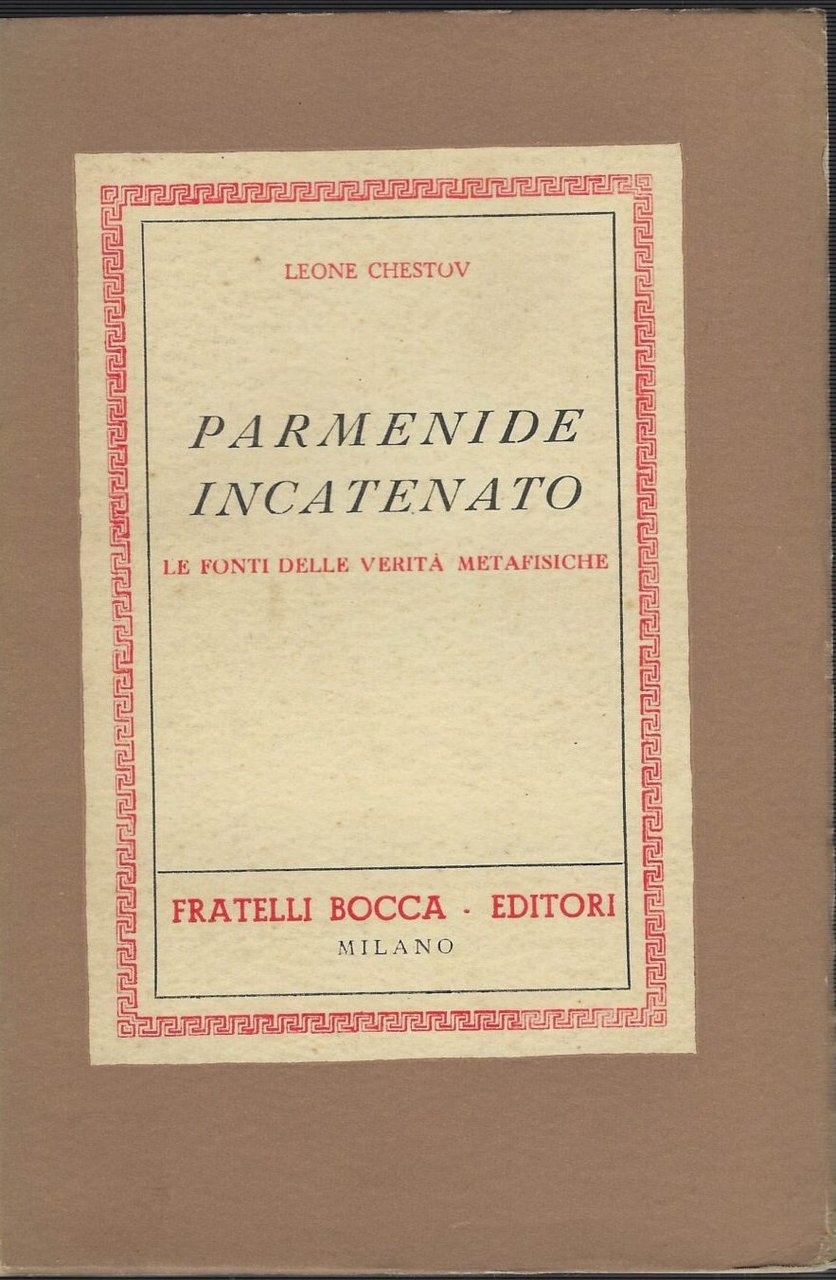 Parmenide Incatenato