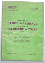 Piano Per Un Parco Naturale Nel Territorio Di Allumiere E …