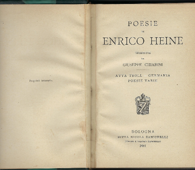 Poesie Di Enrico Heine