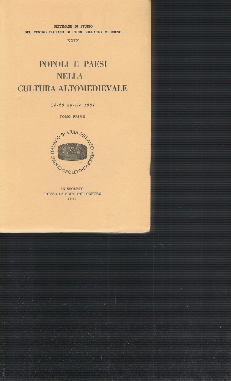 Popoli E Paesi Nella Cultura Altomedievale | Immagine principale