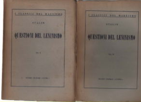 Qiestioni Del Leninismo - Vol. I, Vol. II | Immagine principale