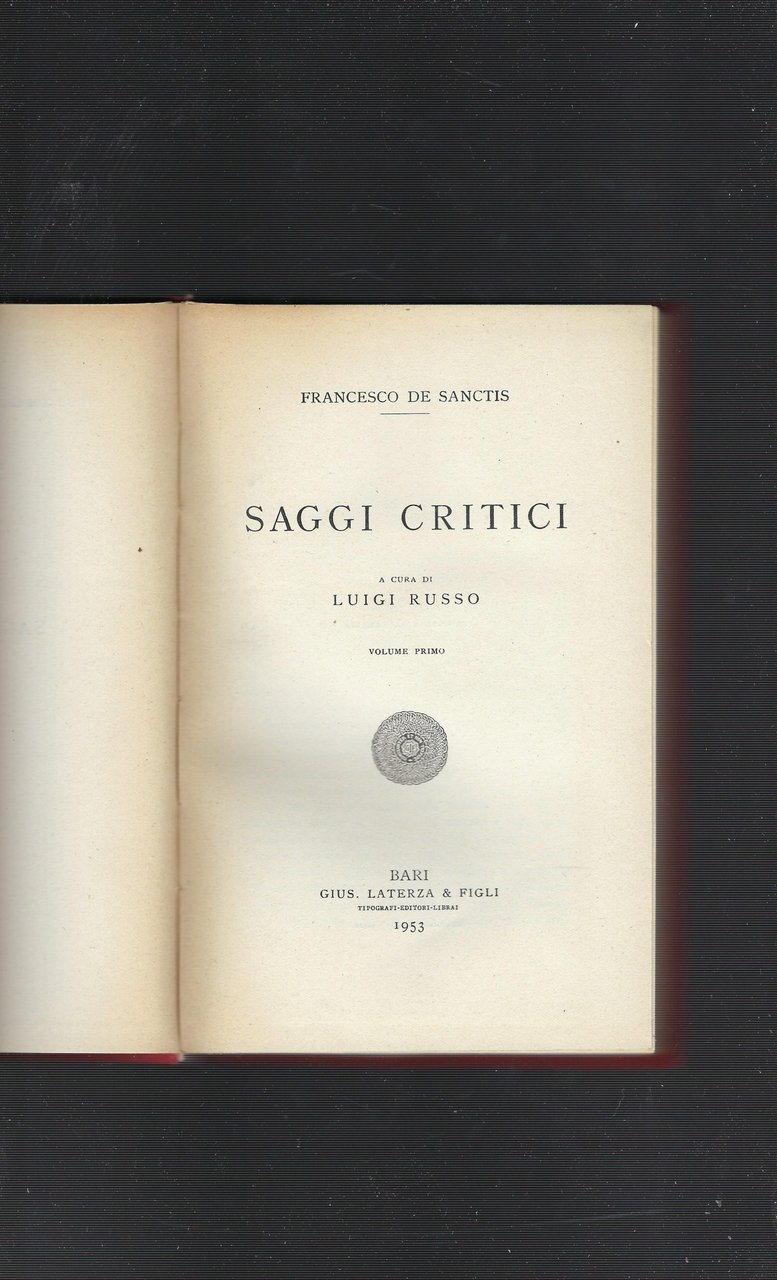 Saggi Critici