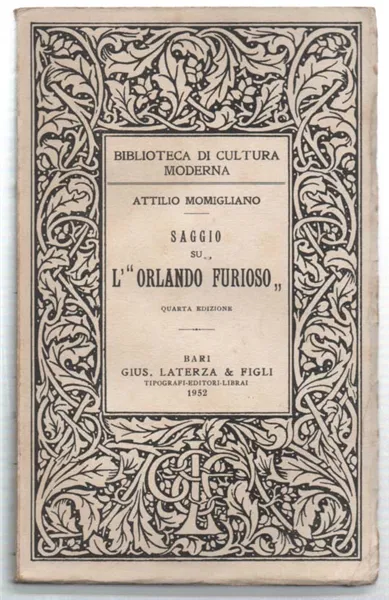 Saggio Su L' "Orlando Fuorioso" | Immagine principale