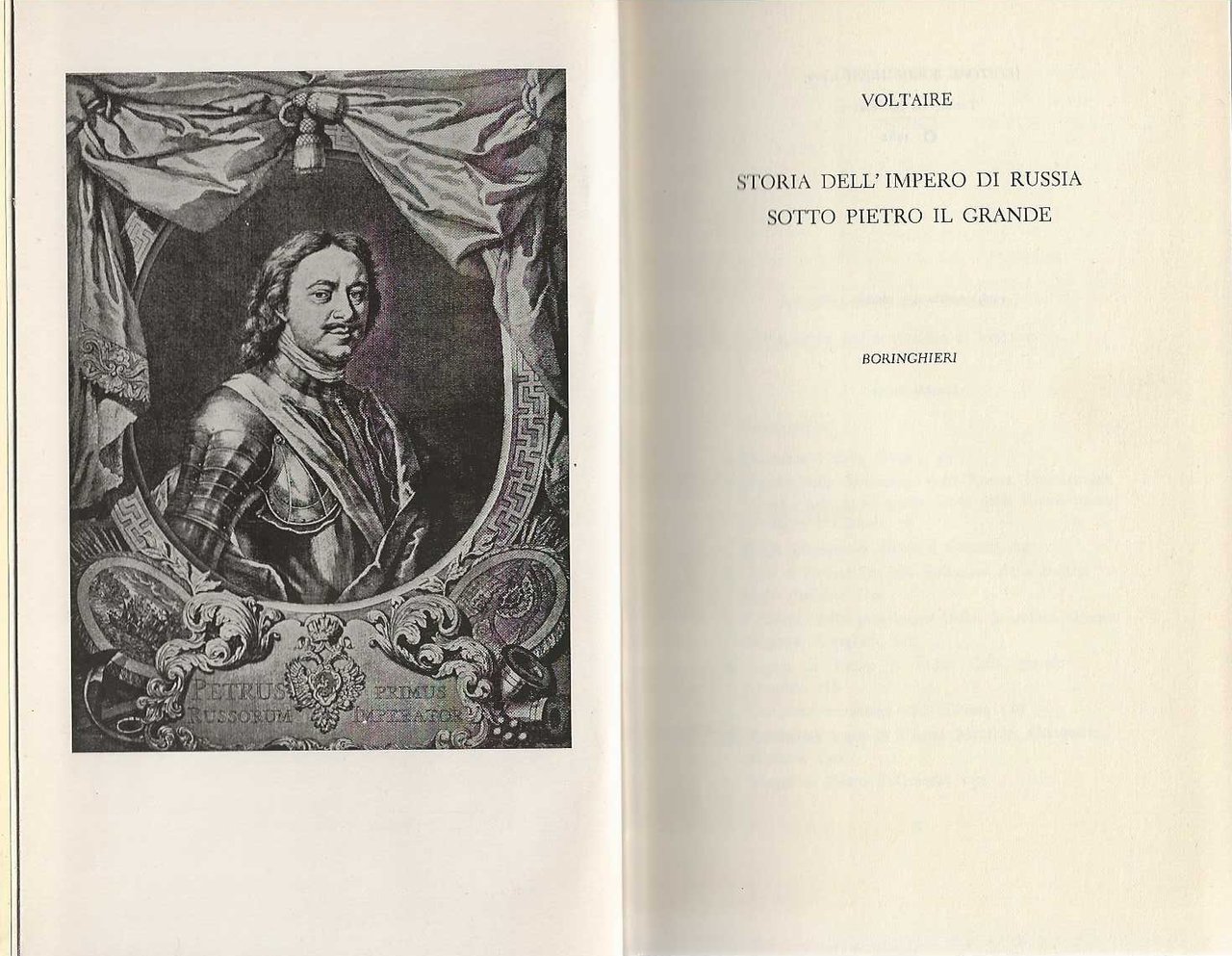 Storia dell'impero di Russia sotto Pietro il Grande