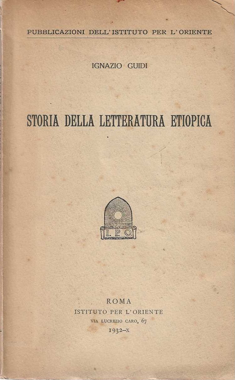 Storia della letteratura etiopica