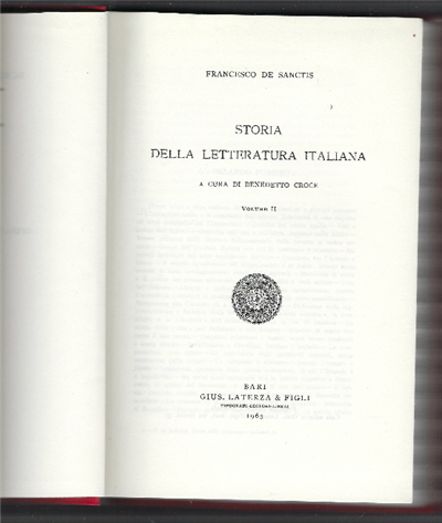 Storia Della Letteratura Italiana