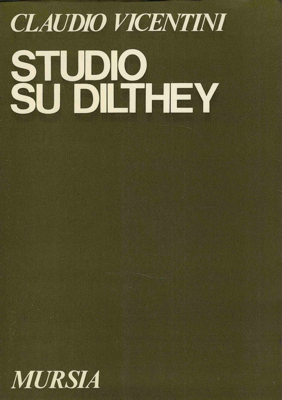 Studio su Dilthey