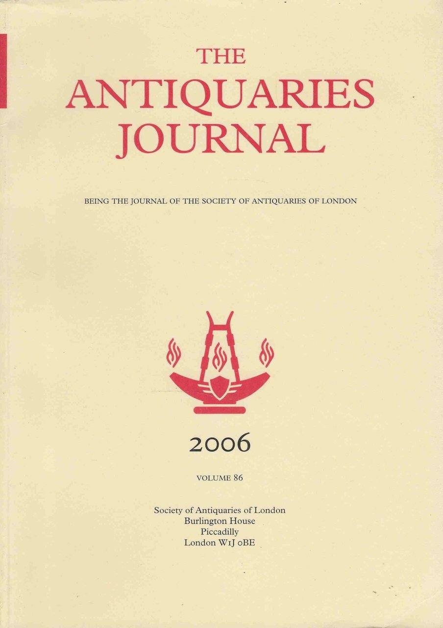 The antiquaries journal - volume 86