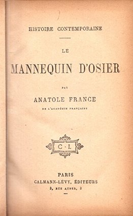 Le mannequin d'Osier