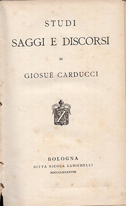 Studi saggi e discorsi