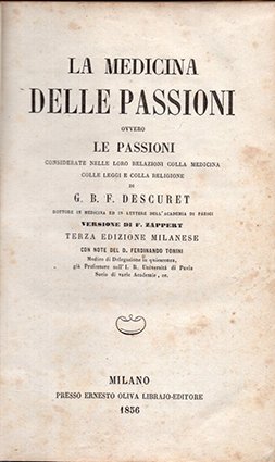 La medicina delle passioni