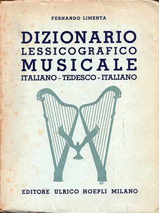 Dizionario lessicografico musicale Italiano-Tedesco-Italiano