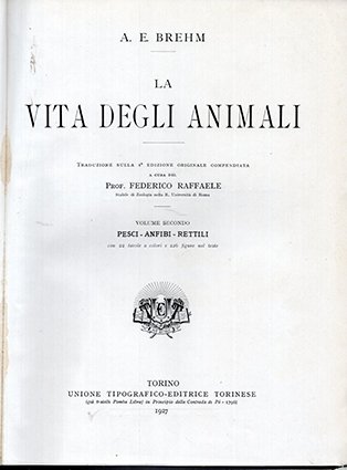 La vita degli animali