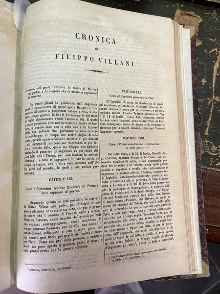 Croniche secondo le migliori stampe e corredate di note filologiche …