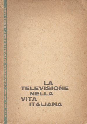 La televisione nella vita italiana